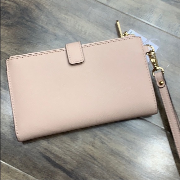 MICHAEL KORS LG DOUBLE ZIP wristlet BALLET - Picture 3 of 16